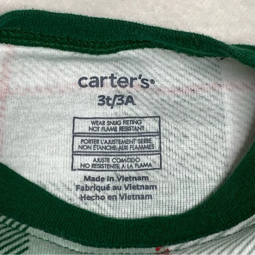 Carter's Plaid 100% Snug Fit Cotton Pajamas